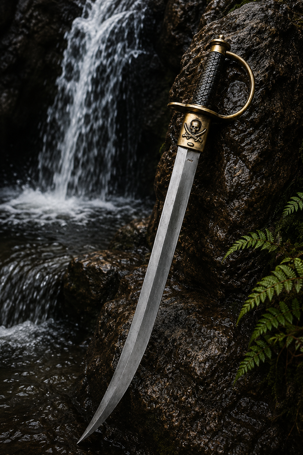 Brass Caribbean Pirate Cutlass