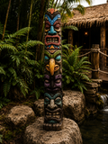 Tiki Totem Pole
